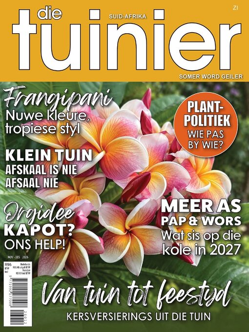Cover image for Die Tuinier Tydskrif